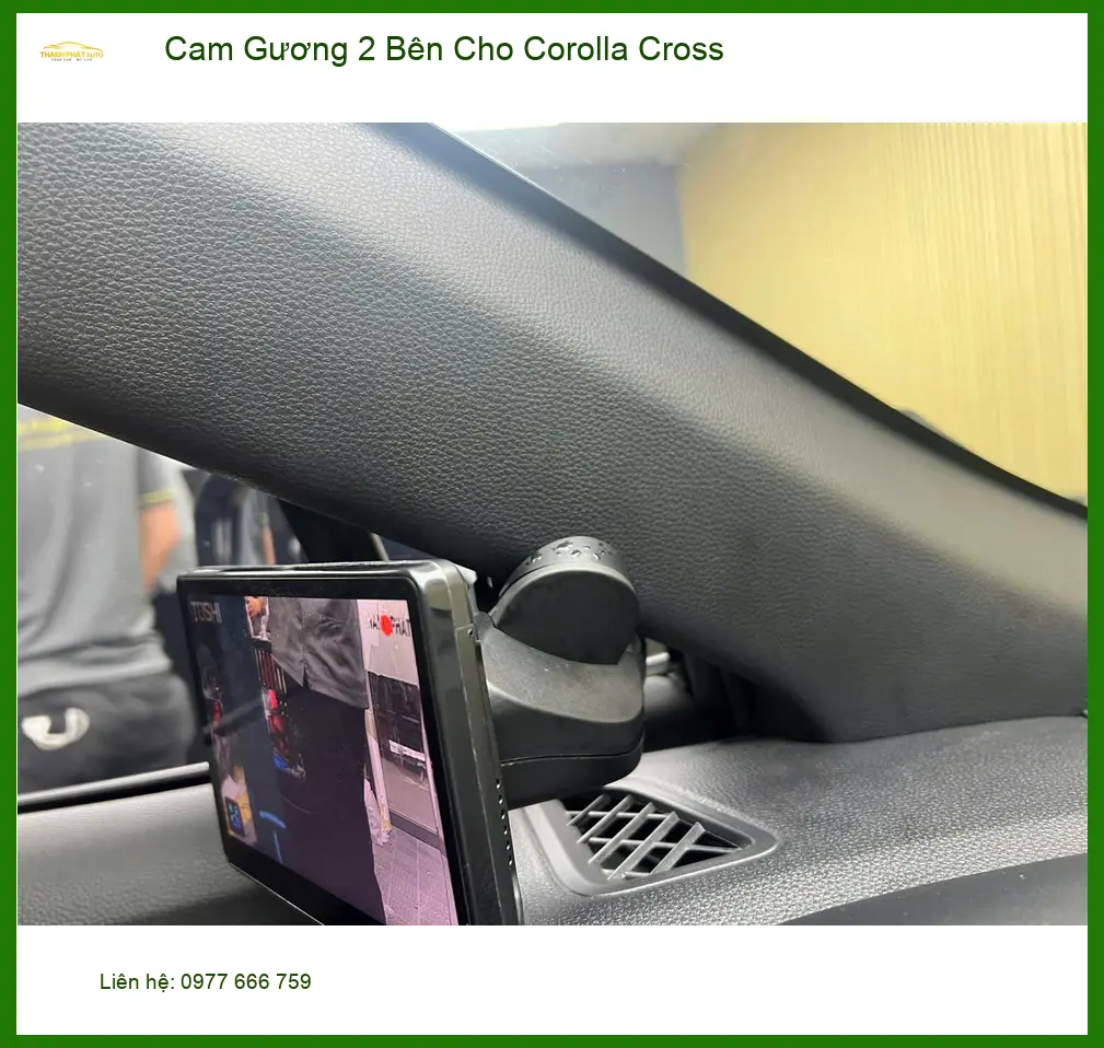 Chị Thảo lắp Cam Gương 2 Bên cho Corolla Cross tại Quận 9 để lái xe an toàn hơn ảnh thực tế 3