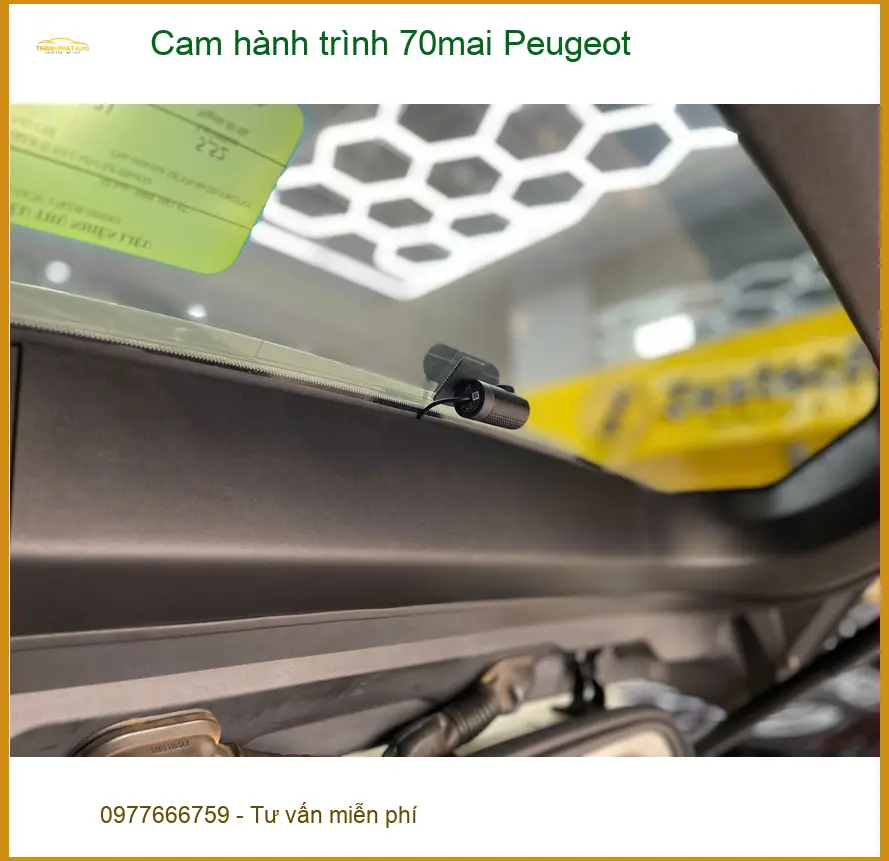 Anh Long lắp camera hành trình 70mai cho Peugeot 5008 ở Quận 12 ảnh thực tế 3