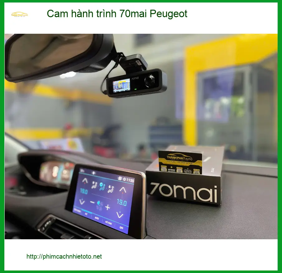 Anh Long lắp camera hành trình 70mai cho Peugeot 5008 ở Quận 12 ảnh thực tế 4