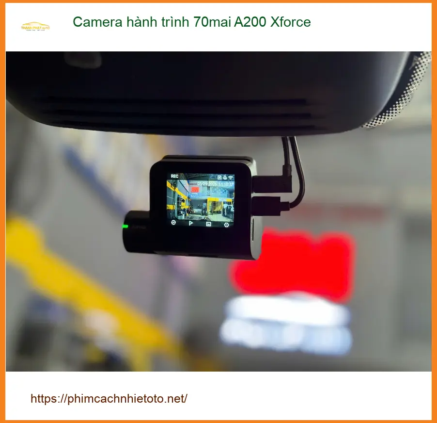 Lắp Camera hành trình 70mai A200 Xforce chính hãng tại Quận 12 ảnh thực tế 2
