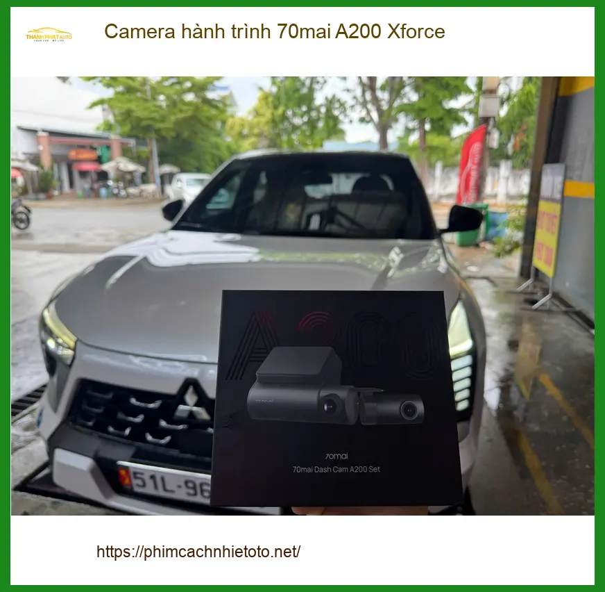 Anh Dũng lắp Camera hành trình 70mai A200 Xforce cho Toyota Vios tại Quận 2