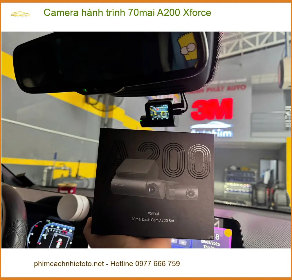 Anh Dũng lắp Camera hành trình 70mai A200 Xforce cho Toyota Vios tại Quận 2 ảnh thực tế 2