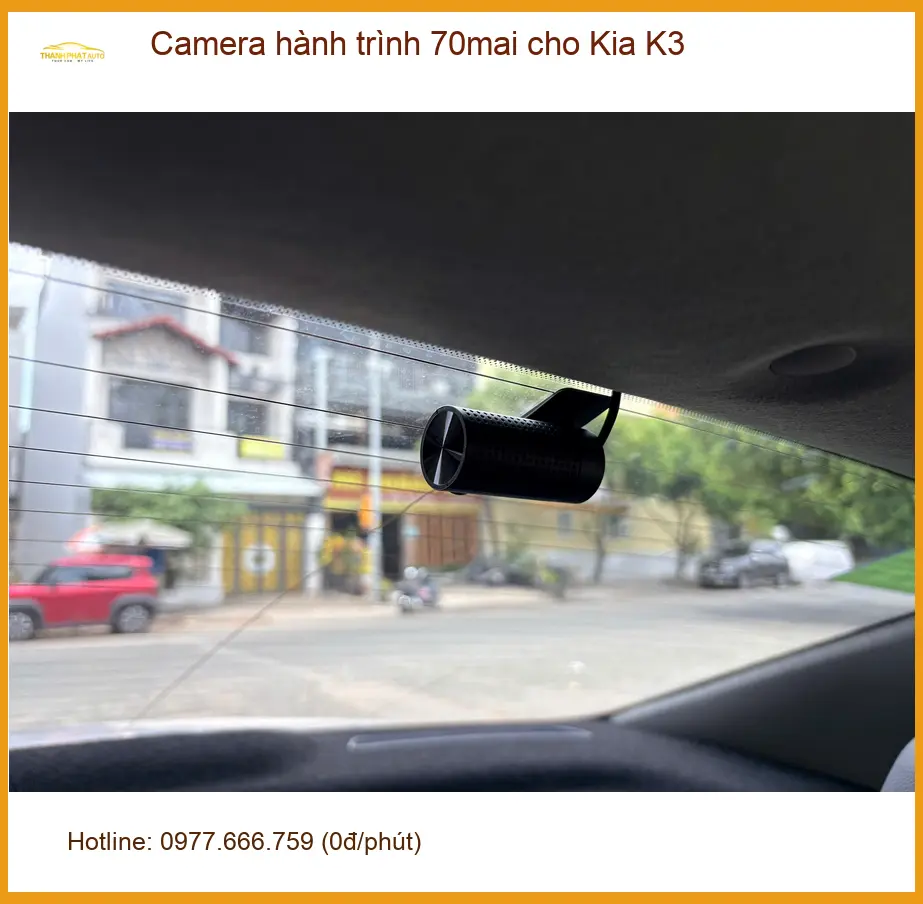 Anh Duy lắp Camera hành trình 70mai cho Kia K3 tại Quận Thủ Đức ảnh thực tế 2