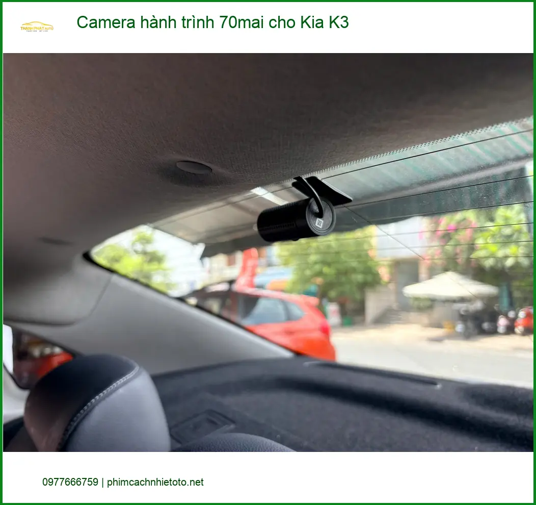 Anh Duy lắp Camera hành trình 70mai cho Kia K3 tại Quận Thủ Đức ảnh thực tế 3