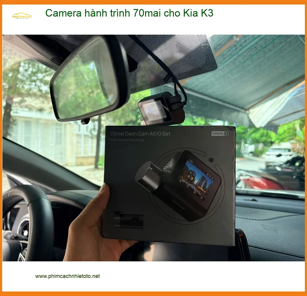 Anh Duy lắp Camera hành trình 70mai cho Kia K3 tại Quận Thủ Đức ảnh thực tế 5