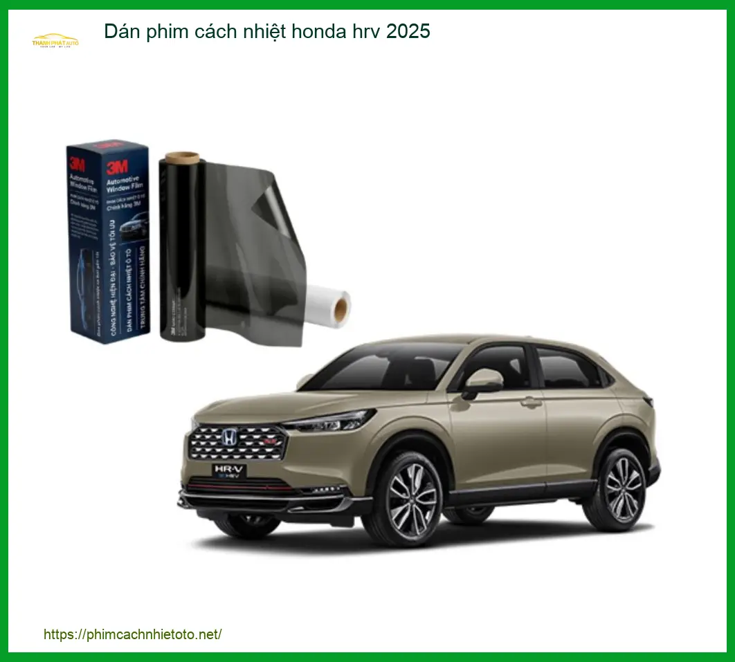 Dán phim cách nhiệt Honda HR-V - Trung Tâm Lắp Đặt Chính Hãng Uy Tín TPHCM