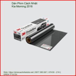 Dán Phim Cách Nhiệt Kia Morning 2016 Chính Hãng Giá Tốt Tại TPHCM