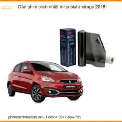 Dán Phim Cách Nhiệt Mitsubishi Mirage 2018 - Trung Tâm Lắp Đặt Uy Tín TPHCM