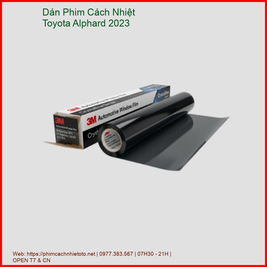 Dán Phim Cách Nhiệt Toyota Alphard 2023 Chính Hãng Cao Cấp TPHCM chính hãng
