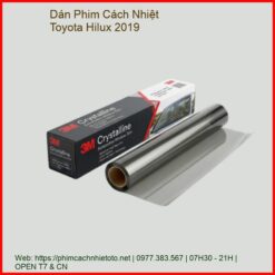 Dán Phim Cách Nhiệt Toyota Hilux 2019 Chính Hãng Lắp Đặt Tận Nơi