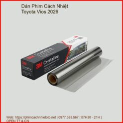 Dán Phim Cách Nhiệt Toyota Vios 2026 Chính Hãng Chuyên Nghiệp
