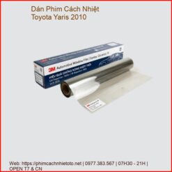 Dán Phim Cách Nhiệt Toyota Yaris 2010 Chính Hãng, Thi Công Chuyên Nghiệp