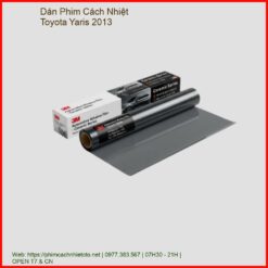 Dán Phim Cách Nhiệt Toyota Yaris 2013 Chính Hãng Lắp Đặt Tận Nơi