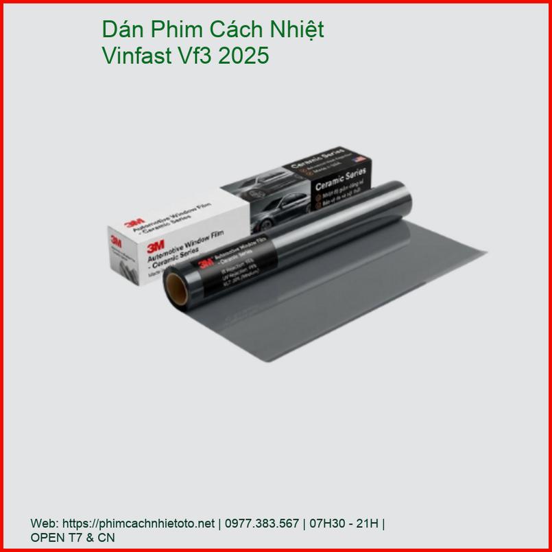Dán Phim Cách Nhiệt Vinfast VF3 2025 Chính Hãng Giá Tốt Tại TPHCM chính hãng