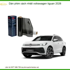 Dán phim cách nhiệt Volkswagen Tiguan - Trung Tâm Lắp Đặt Uy Tín TPHCM