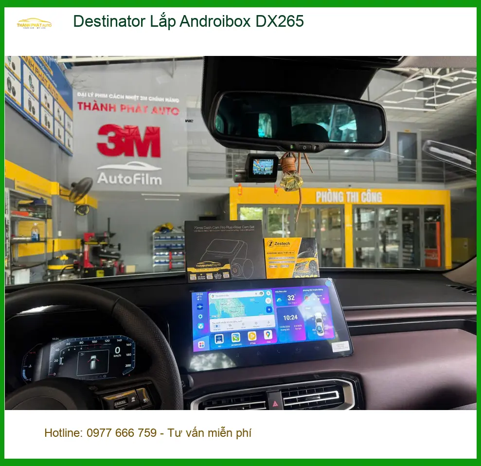 Chú Sơn lắp Androibox DX265 Destinator cho Hyundai Creta tại Thủ Đức ảnh thực tế 2