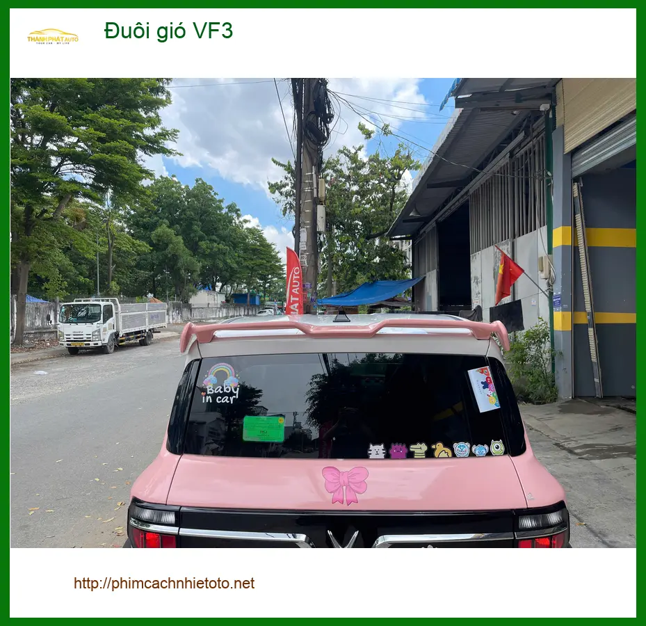Anh Khôi độ đuôi gió VF3 tại Quận Thủ Đức để xe trông mạnh mẽ hơn ảnh thực tế 3