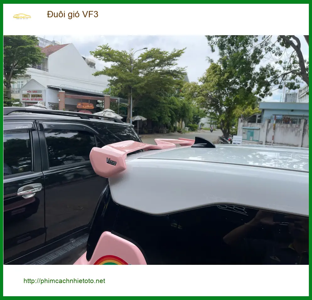 Anh Quý lắp đuôi gió VF3 tại Quận 12 để tăng tính thể thao và ổn định cho xe ảnh thực tế 2