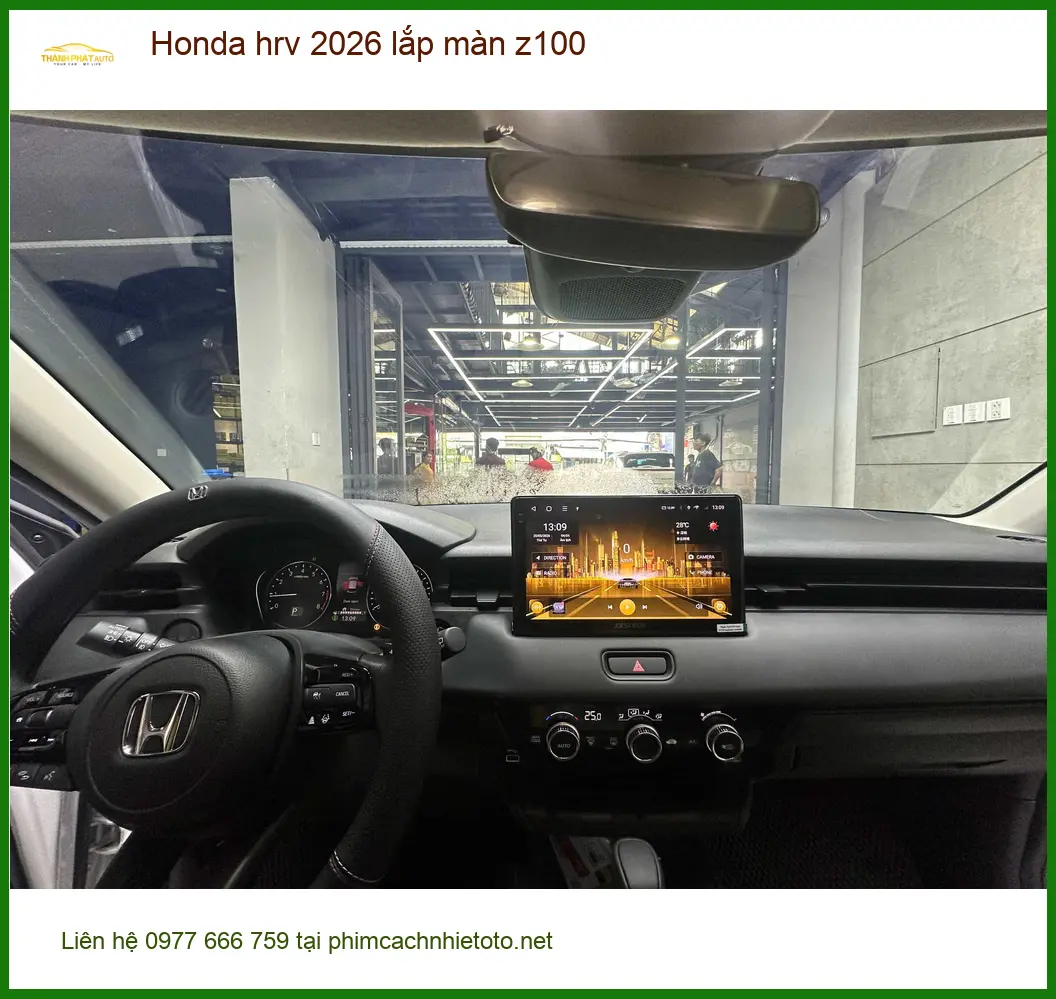 Anh Quân lắp màn Z100 cho Honda HR-V 2026 tại Quận 9 xem YouTube
