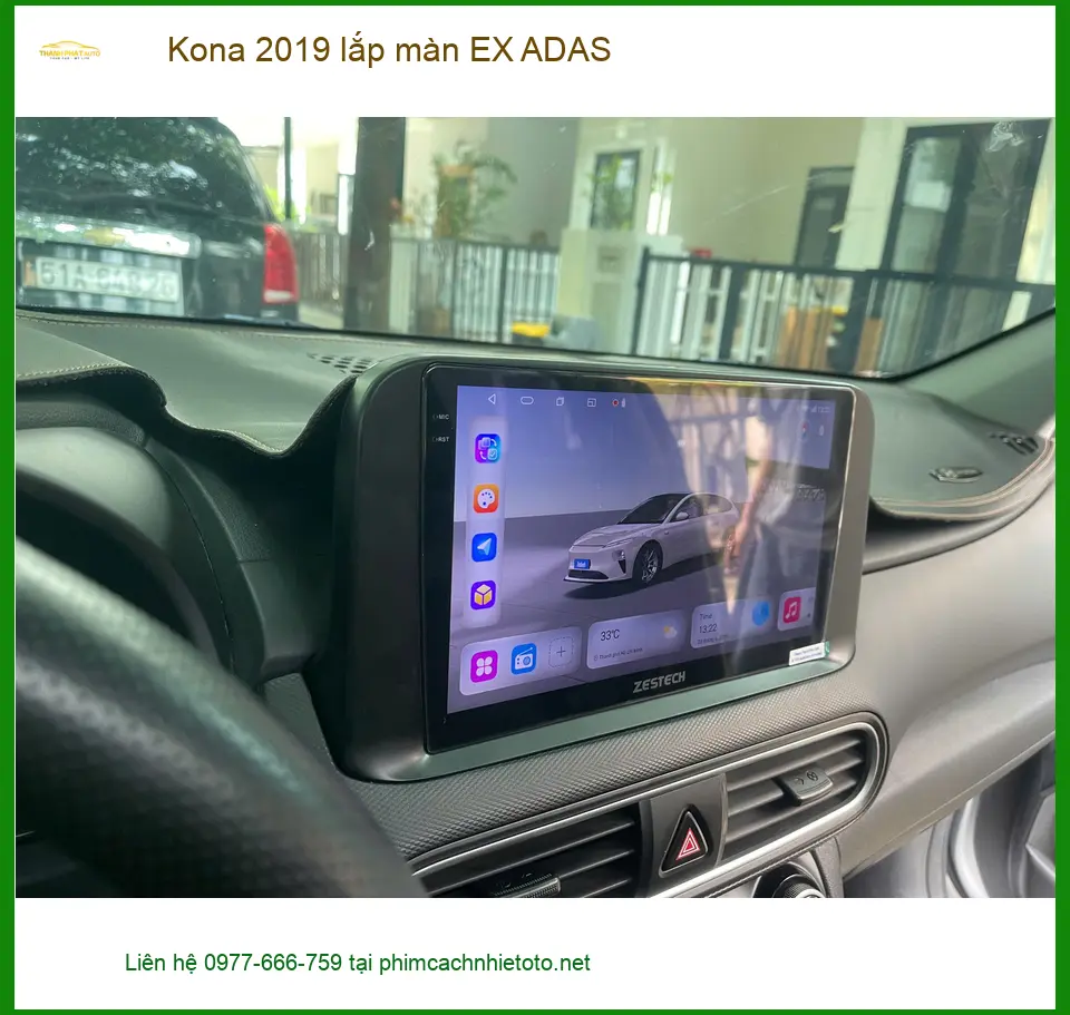 Địa chỉ lắp màn EX ADAS Kona 2019 uy tín tại Quận Thủ Đức