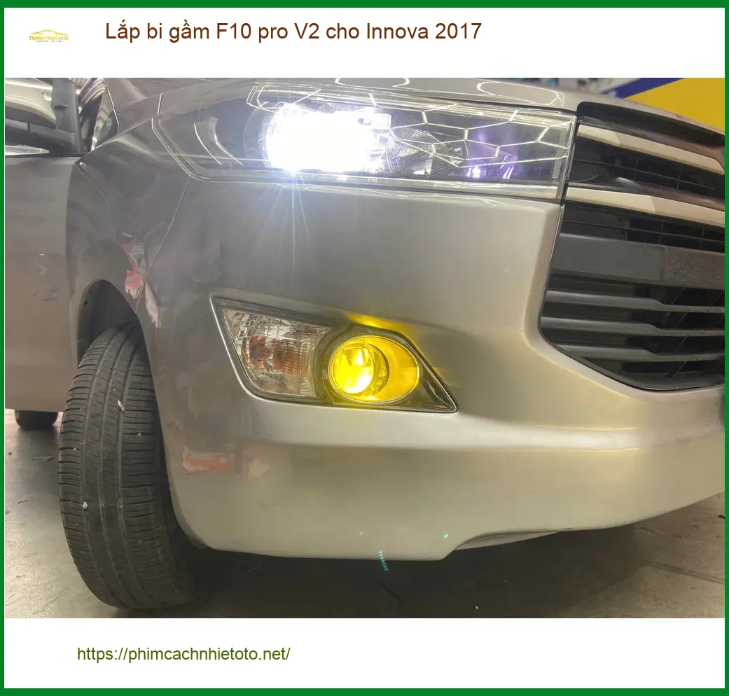 Anh Tiến độ bi gầm F10 pro V2 cho Innova 2017 tại Quận 12 vì lo ngại mưa bão