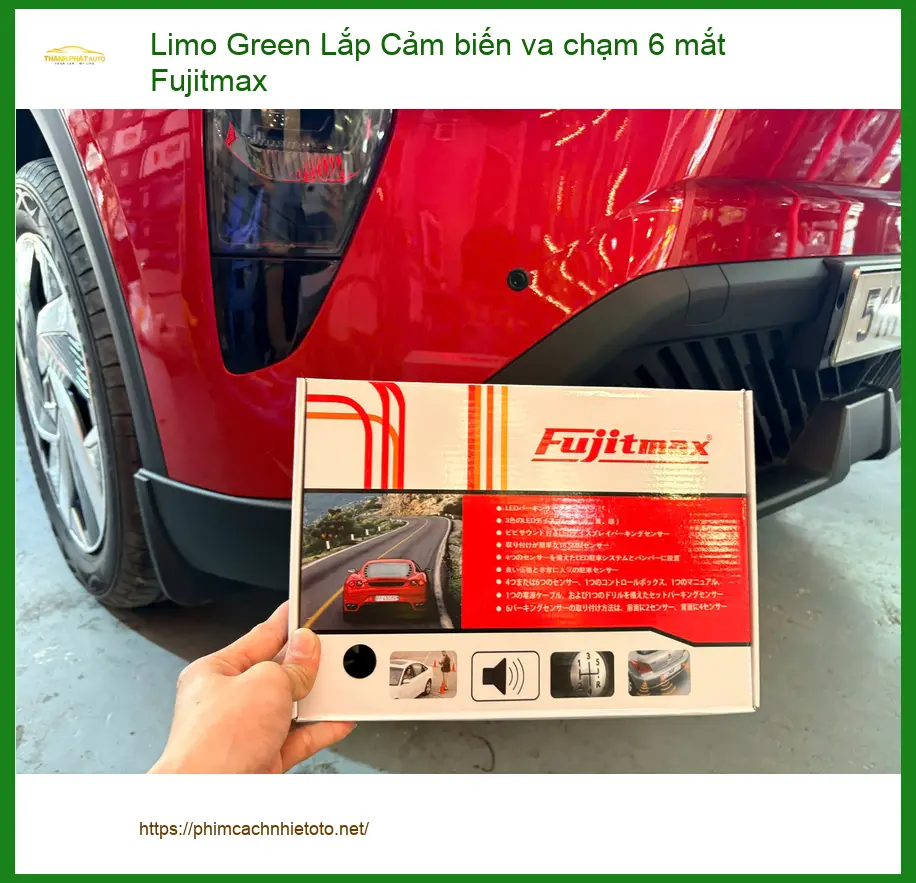Anh Trần Khang lắp cảm biến 6 mắt Fujitmax cho Limo Green tại Bình Chánh ảnh thực tế 2