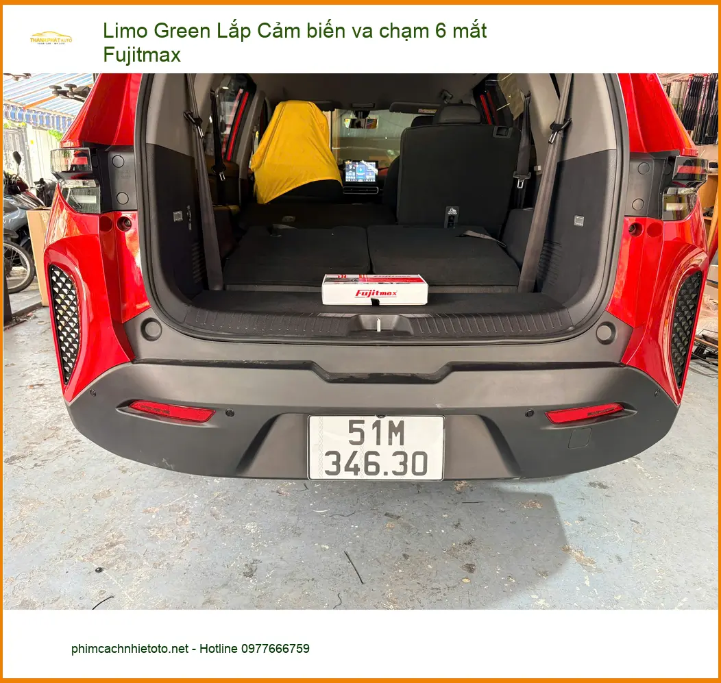 Anh Trần Khang lắp cảm biến 6 mắt Fujitmax cho Limo Green tại Bình Chánh ảnh thực tế 3