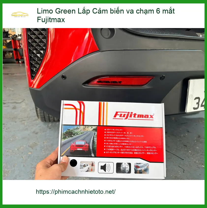 Anh Phước lắp Cảm biến va chạm Fujitmax 6 mắt cho Veloz tại Củ Chi.