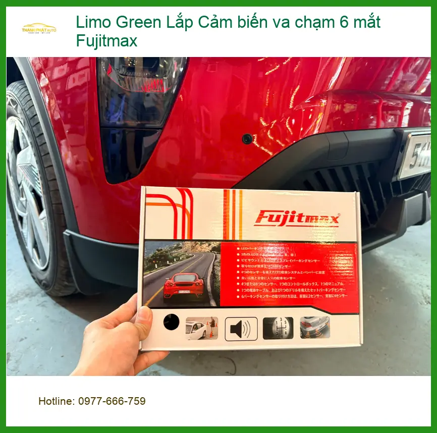 Anh Hưng lắp Cảm biến va chạm 6 mắt Fujitmax cho Kia K3 tại Quận 2