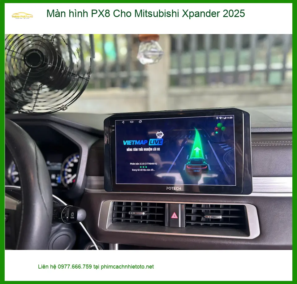 Chị Minh Thư lắp Màn hình PX8 Xpander 2025 Quận 2, muốn trải nghiệm mới ảnh thực tế 2