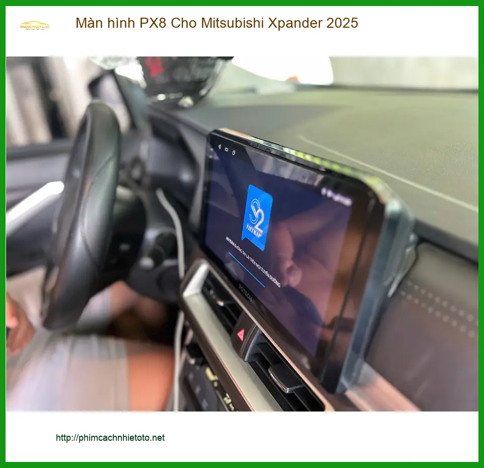 Anh Tú lắp Màn hình PX8 cho Mitsubishi Xpander 2025 tại Hóc Môn để nâng tầm giải trí ảnh thực tế 3