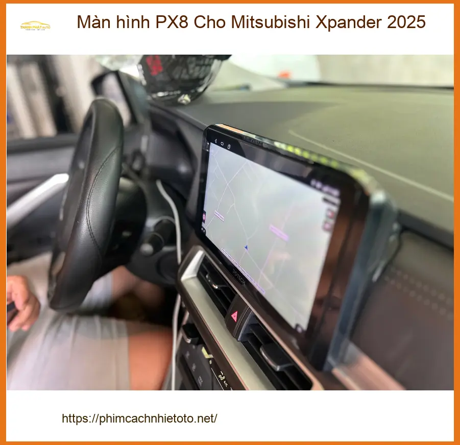 Anh Tú lắp Màn hình PX8 cho Mitsubishi Xpander 2025 tại Hóc Môn để nâng tầm giải trí ảnh thực tế 5