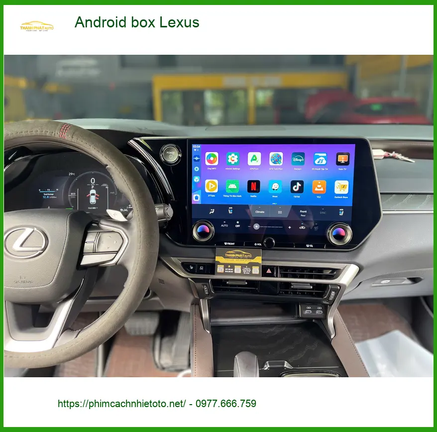 Anh Tấn lắp Android Box cho Lexus ES 300h tại Quận Tân Phú để xem YouTube trên màn zin ảnh thực tế 5
