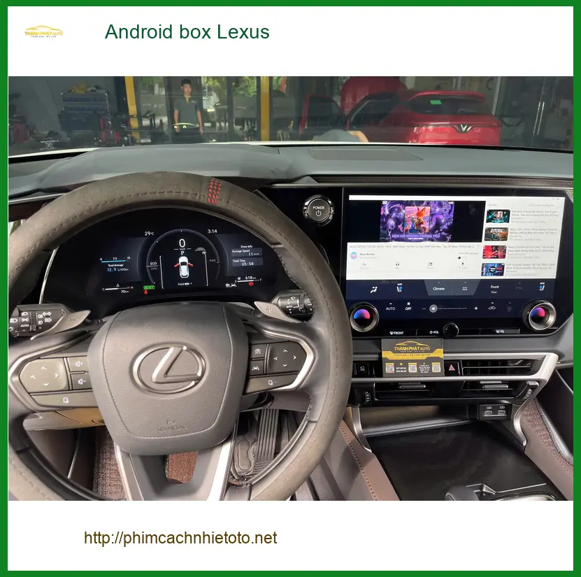 Anh Tân lắp Android box Lexus RX 350 tại Quận 11 nâng tầm giải trí