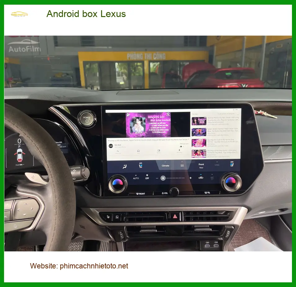 Anh Tân lắp Android box Lexus RX 350 tại Quận 11 nâng tầm giải trí ảnh thực tế 2