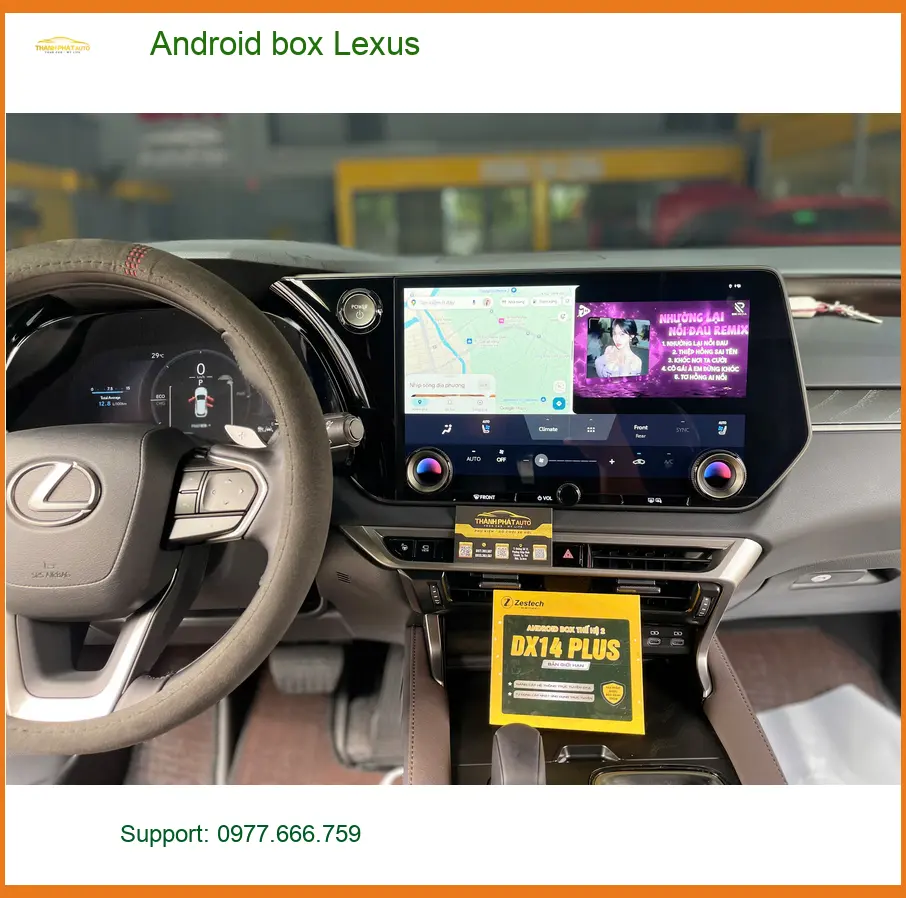 Anh Tân lắp Android box Lexus RX 350 tại Quận 11 nâng tầm giải trí ảnh thực tế 5