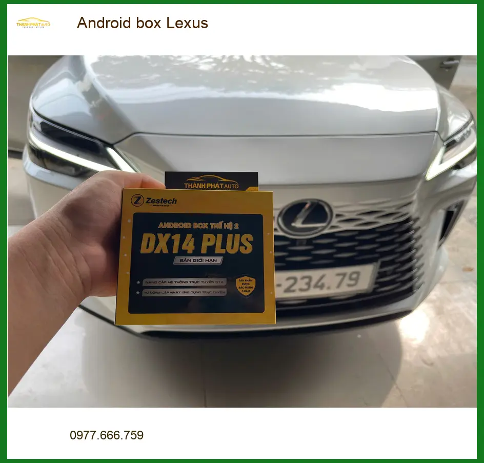 Anh Bảo lắp Android Box Lexus NX300 tại Quận 9 để giải trí và dẫn đường ảnh thực tế 2