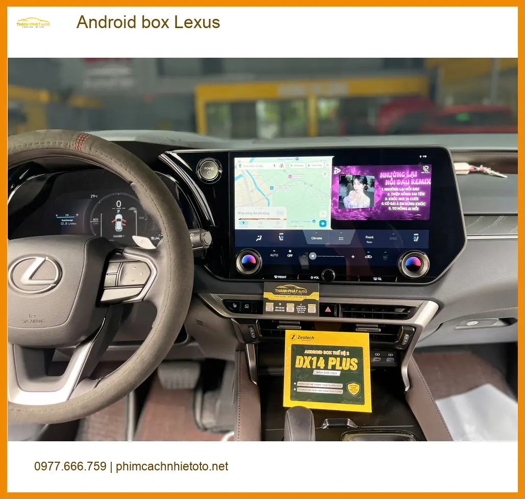 Anh Bảo lắp Android Box Lexus NX300 tại Quận 9 để giải trí và dẫn đường ảnh thực tế 3