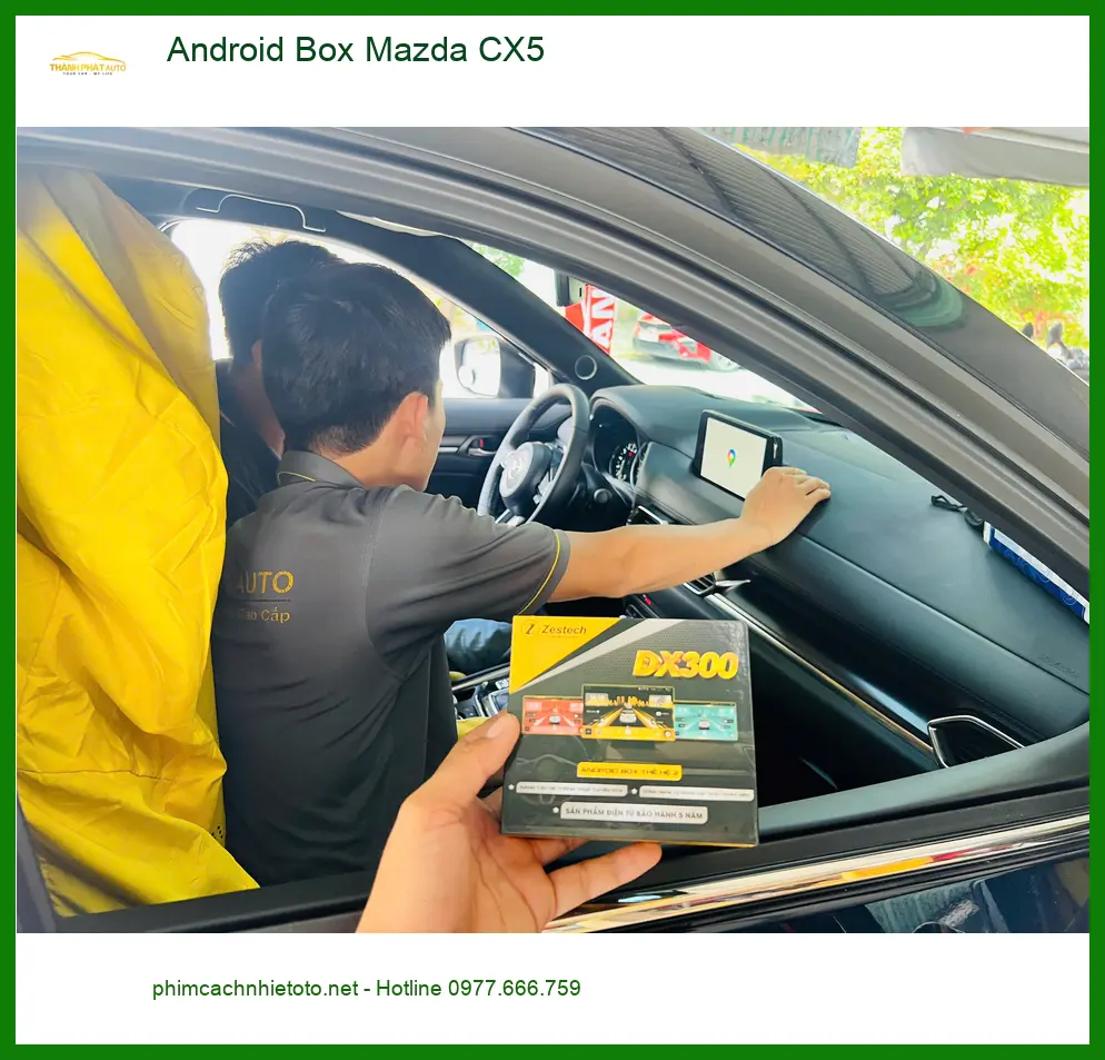 Chị Thảo lắp Android Box Mazda CX5 tại Quận 12 để giải trí trên xe các chuyến dài