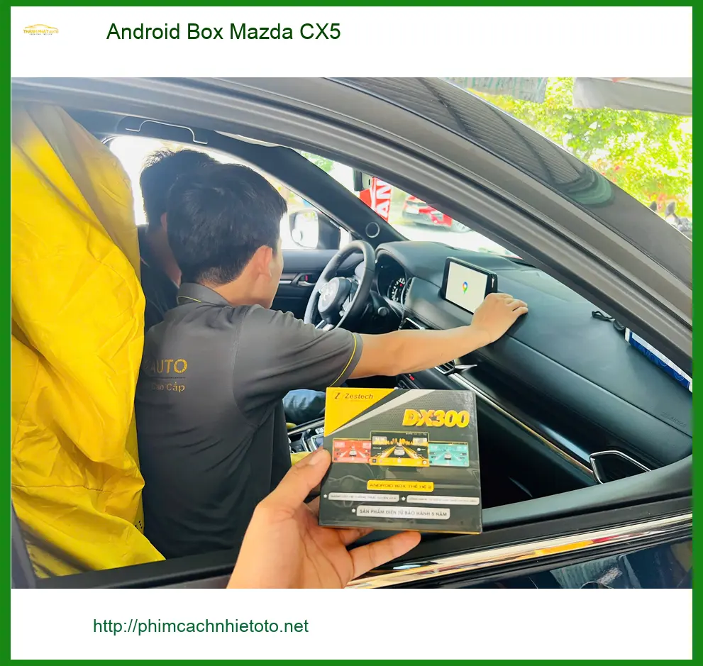 Anh Kiên lắp Android Box Mazda CX5 tại Quận 9 nâng cấp giải trí uy tín chính hãng ảnh thực tế 2