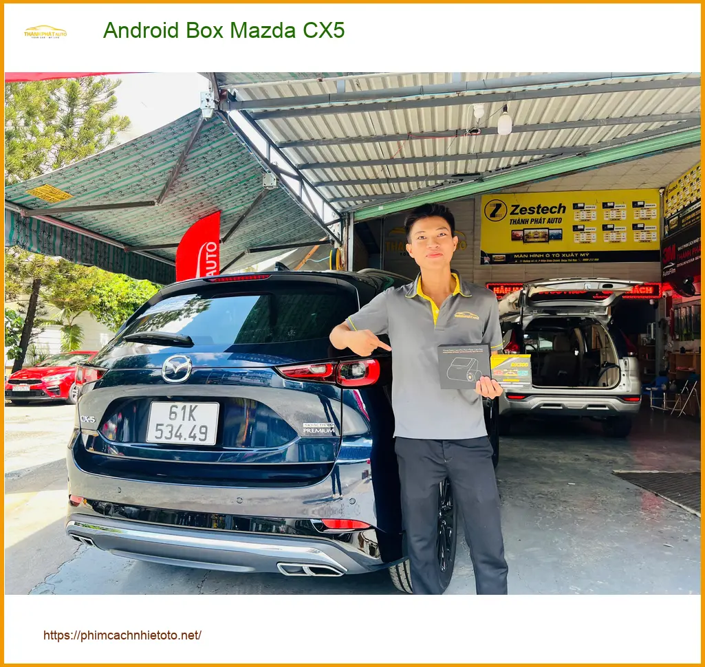 Anh Khải lắp Android Box Mazda CX5 tại Hóc Môn để có bản đồ và giải trí đa phương tiện ảnh thực tế 2