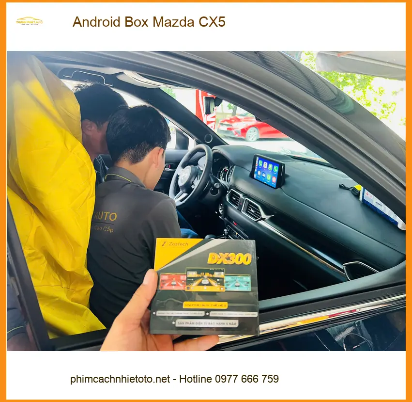 Anh Dũng lắp Android Box Mazda CX5 để chuyến đi Cần Giờ thêm phần tiện lợi. ảnh thực tế 2