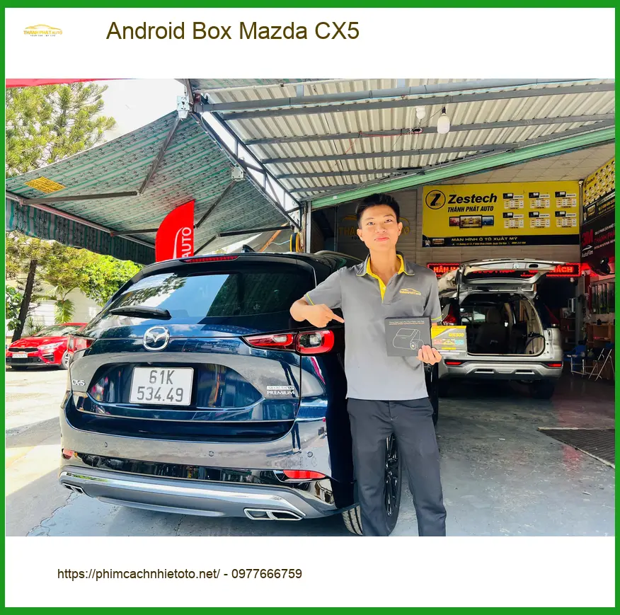 Anh Dũng lắp Android Box Mazda CX5 để chuyến đi Cần Giờ thêm phần tiện lợi. ảnh thực tế 3