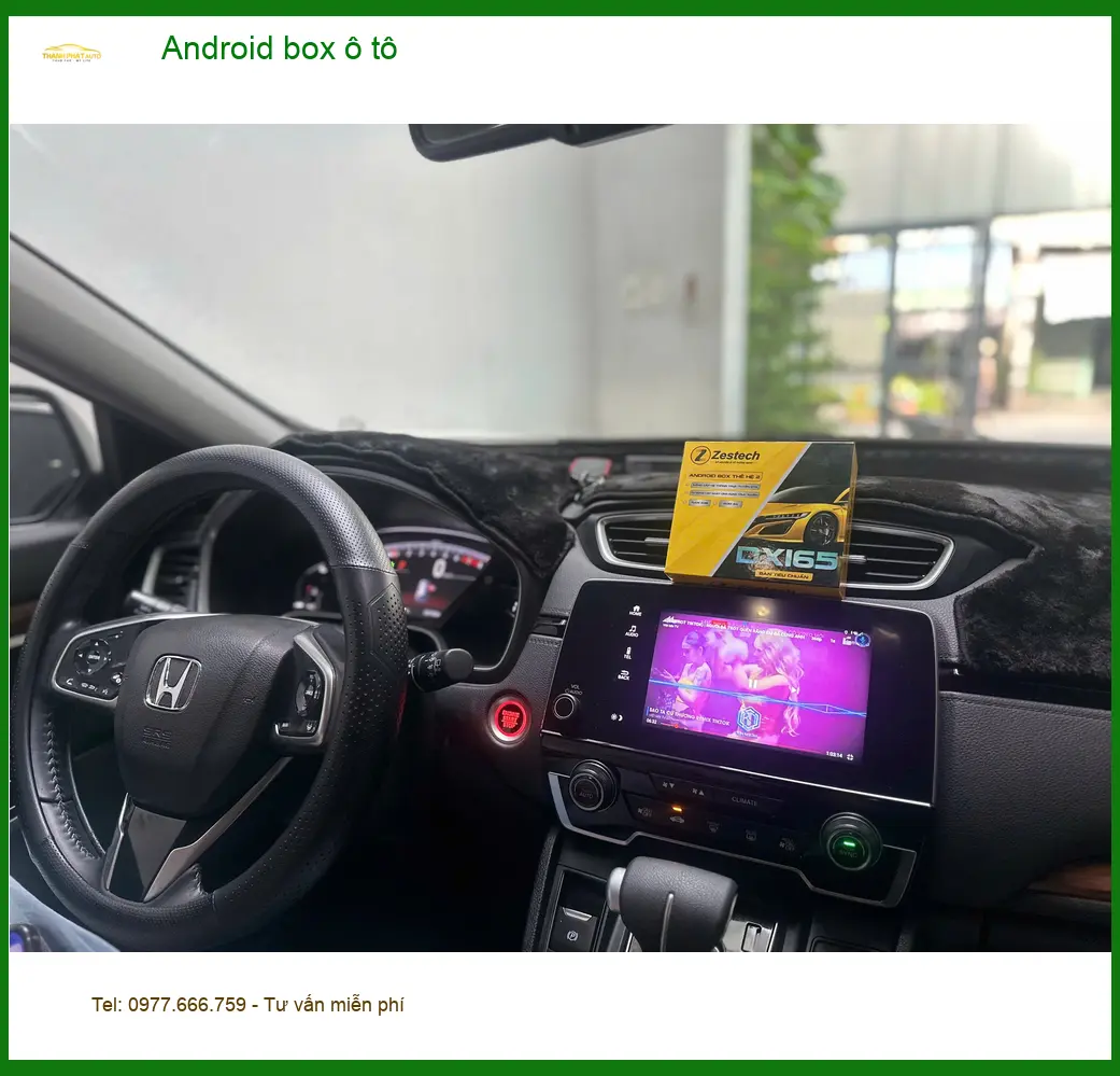Anh Long lắp Android box ô tô Hyundai Accent tại Quận 4 để giải trí và chỉ đường