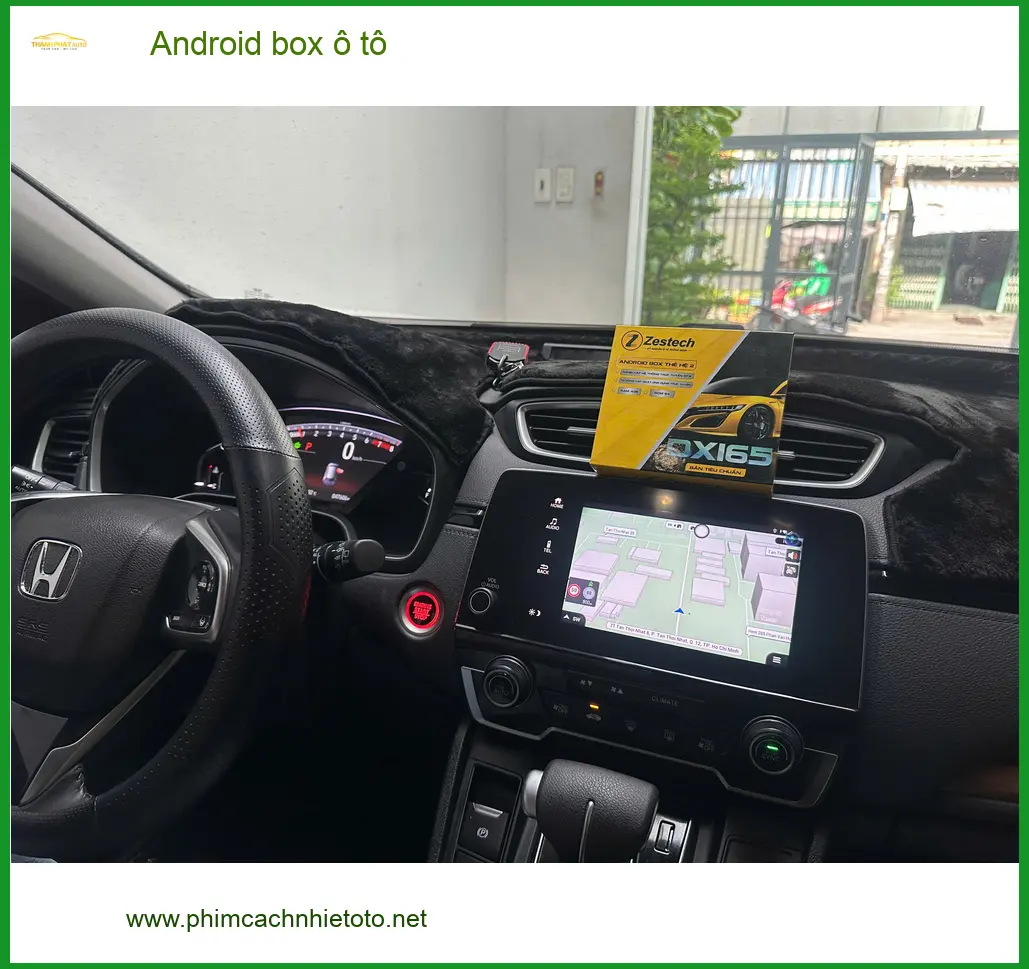 Anh Duy lắp Android box ô tô cho CR-V tại Hóc Môn giải trí đa dạng