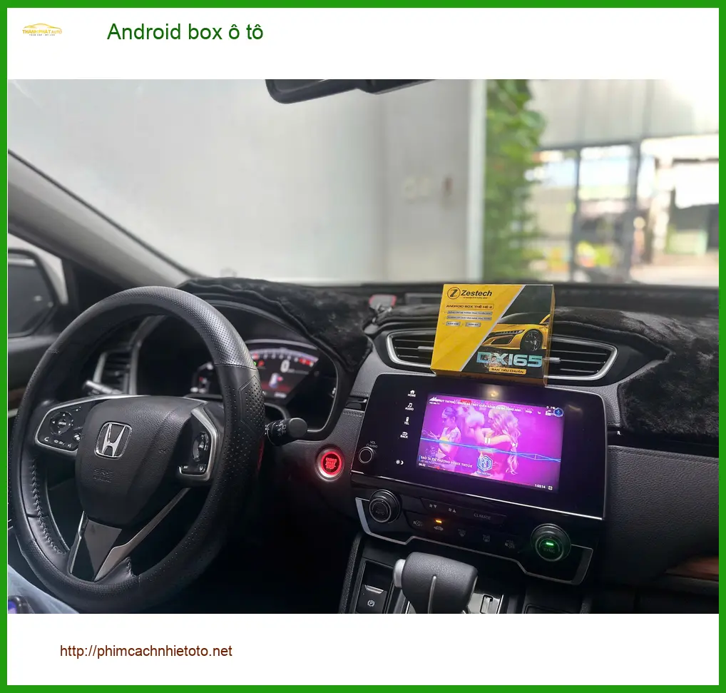 Anh Duy lắp Android box ô tô cho CR-V tại Hóc Môn giải trí đa dạng ảnh thực tế 2
