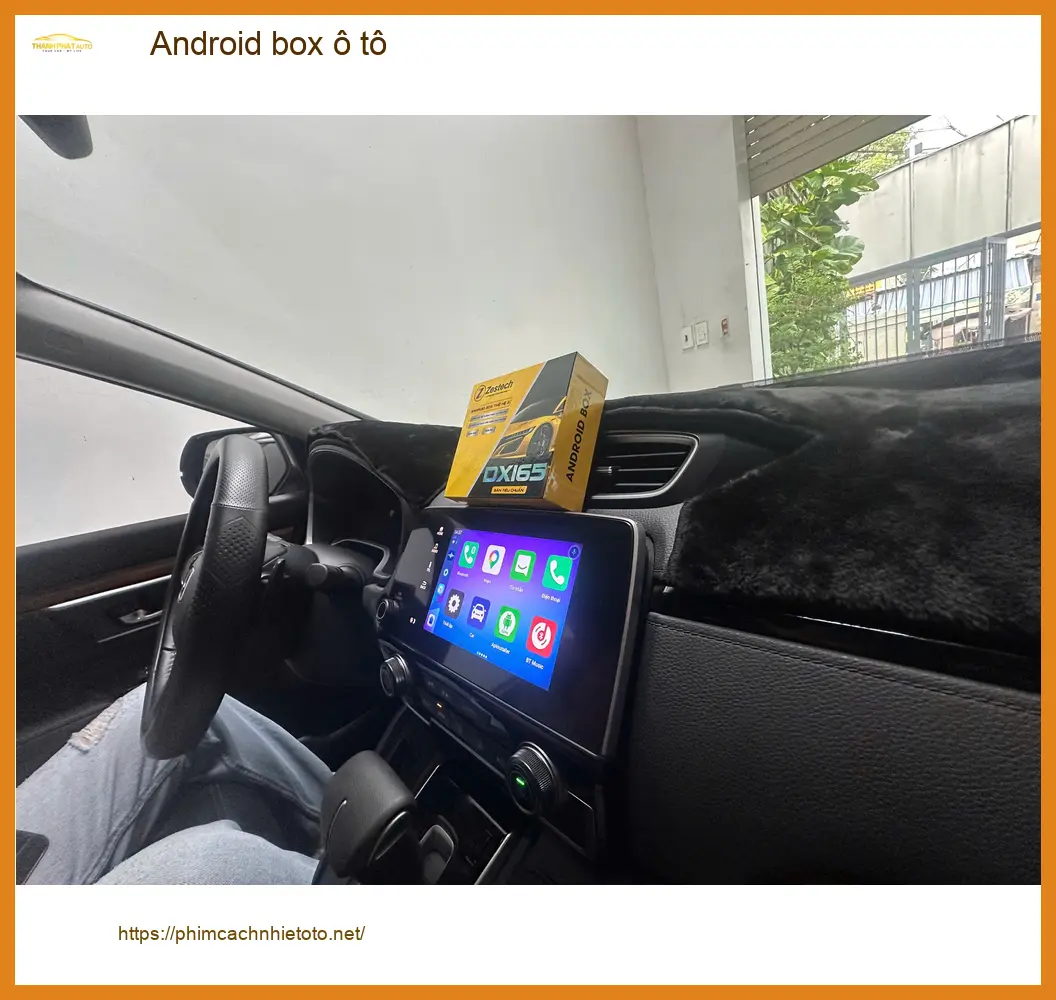 Chị Thảo lắp Android box ô tô cho Honda CRV tại Quận Huyện Củ Chi ảnh thực tế 2