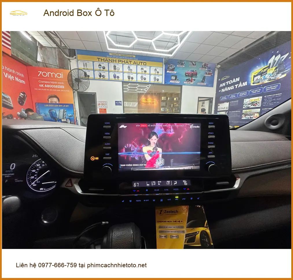 Anh Thanh lắp Android Box Ô Tô cho Honda CRV tại Quận 4 để xem YouTube và dẫn đường