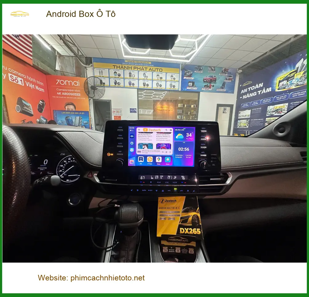 Anh Thanh lắp Android Box Ô Tô cho Honda CRV tại Quận 4 để xem YouTube và dẫn đường ảnh thực tế 3
