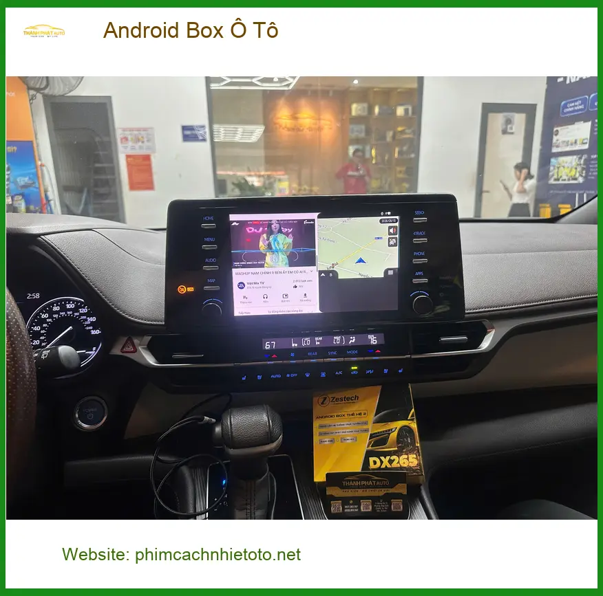 Anh Thanh lắp Android Box Ô Tô cho Honda CRV tại Quận 4 để xem YouTube và dẫn đường ảnh thực tế 4
